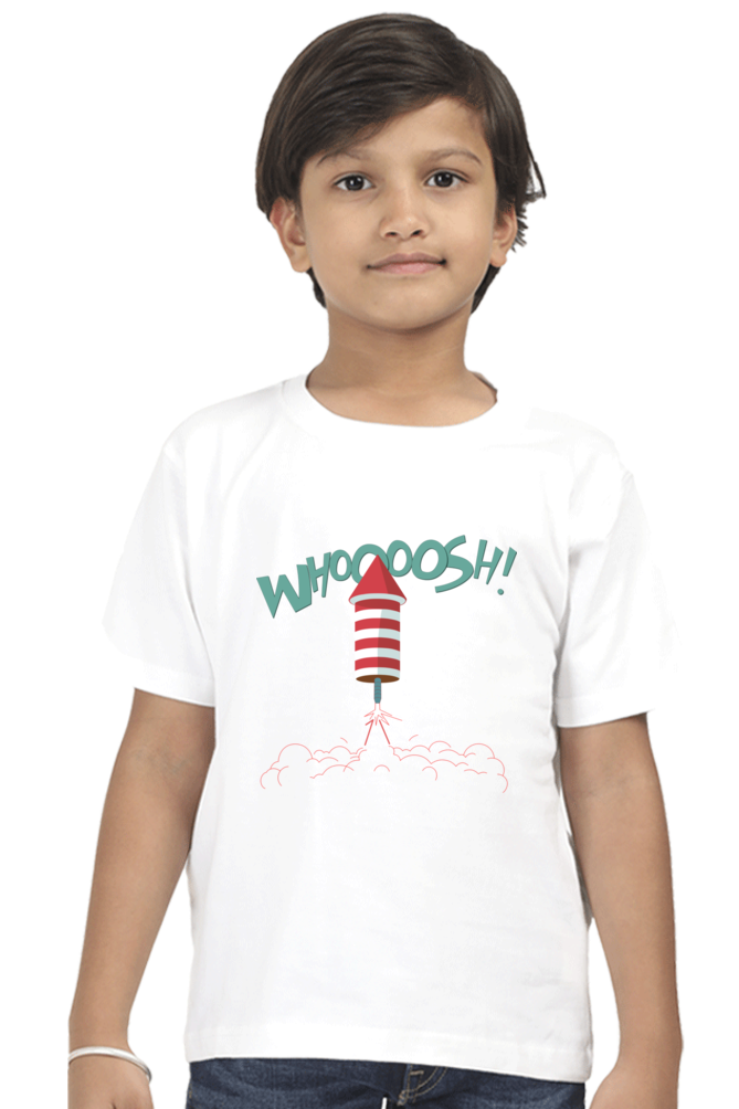 Whoooosh Diwali Rocket Boys T-Shirt