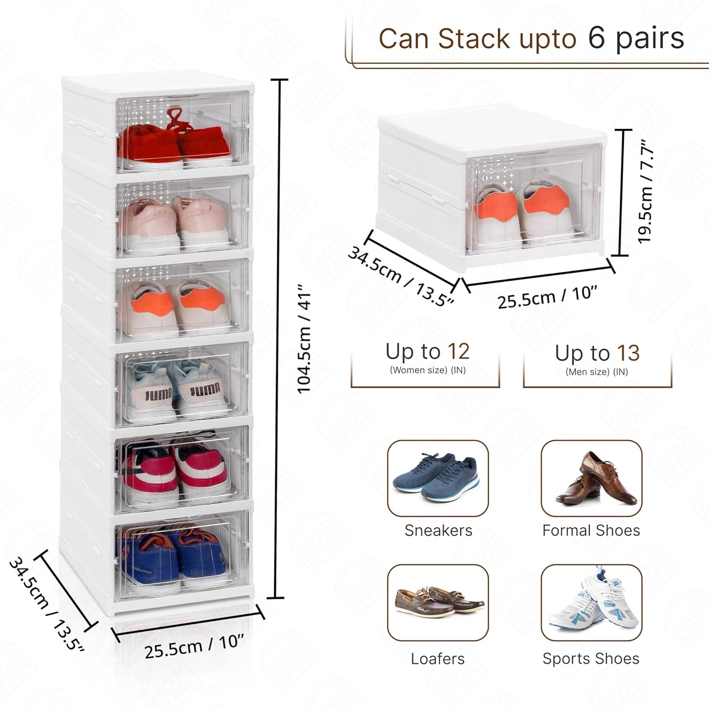 KickStacker - 5 Layer Foldable Shoe Rack